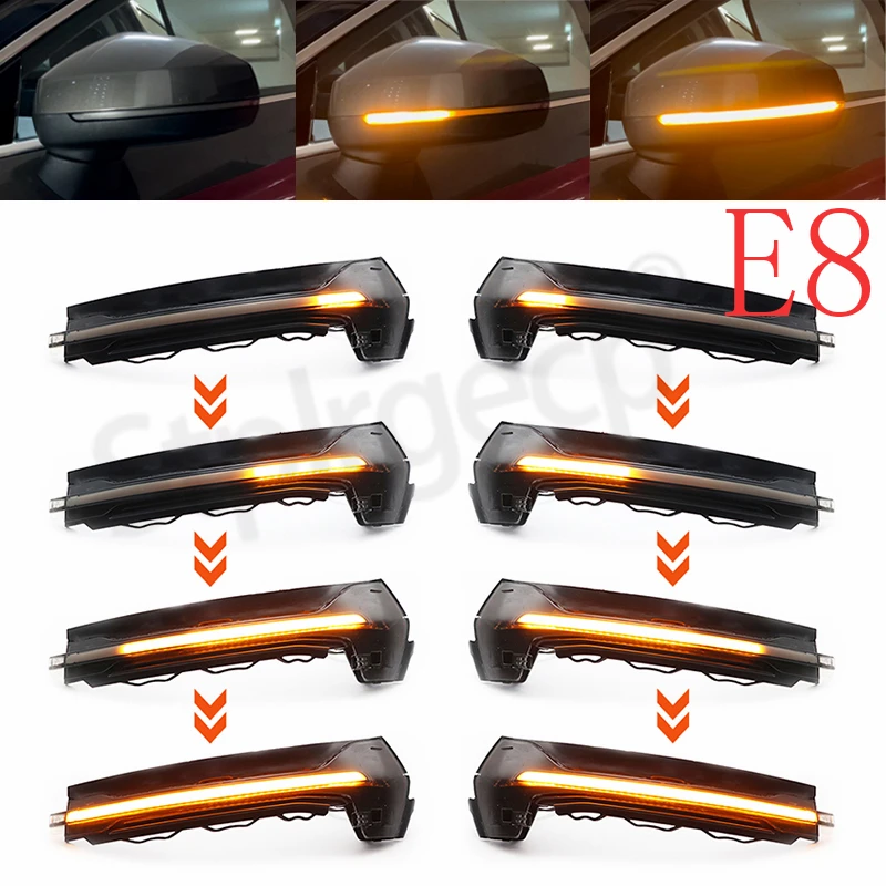 

For Audi A3 8V S3 RS3 LED Dynamic Turn Signal Light Flashing Water Side Mirror Indicator Blinker 2013 2014 2015 2016 2017-2020