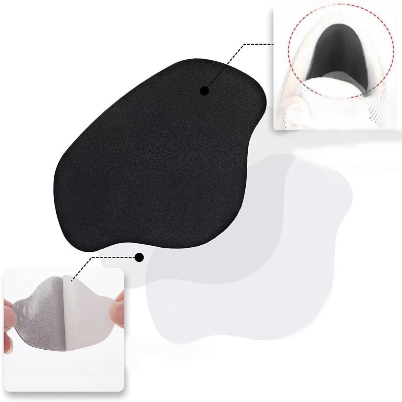 6pcs Sports Shoes Repair Stickers Suede Heel Protector Anti-Wear Repair Holes Self-adhesive Patches Insoles Pad Foot Care Insert