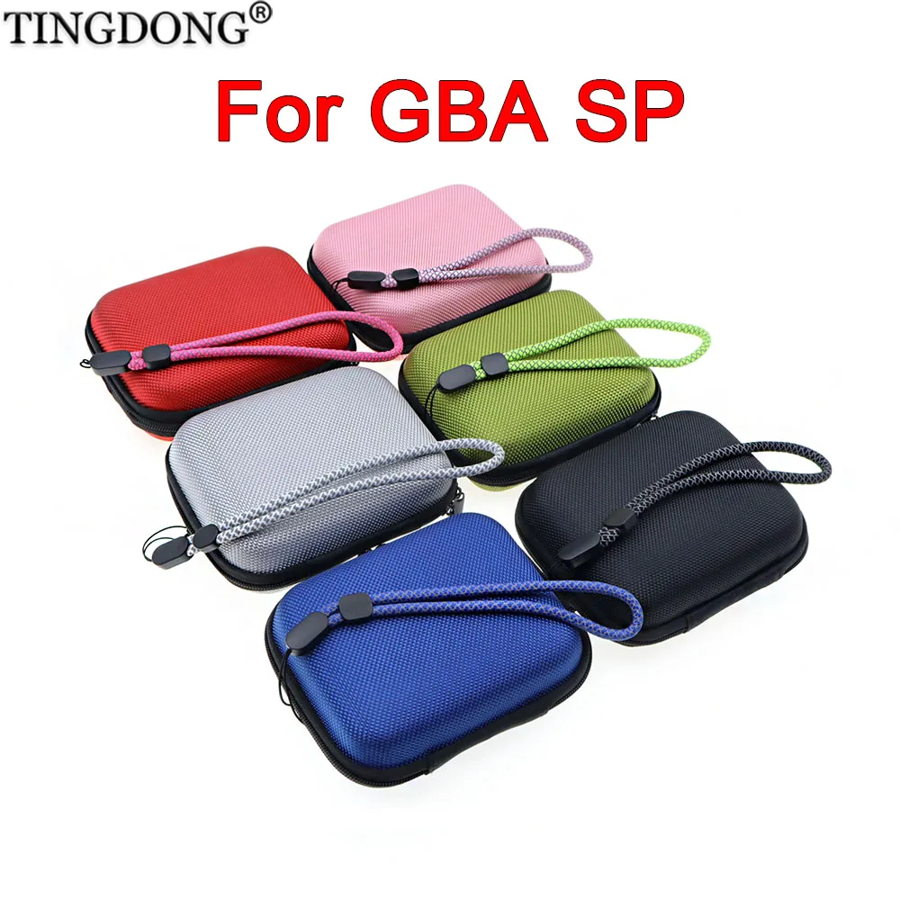 Hard Protective Travel Carry Case Bag For GBA SP Console, Portable Storage Bag with Hand Strap