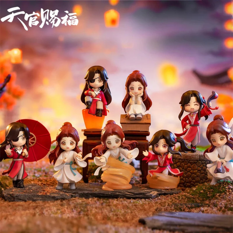 

Heaven Official's Blessing Figure Tian Guan Ci Fu Xie Lian Hua Cheng Series Model Doll Four Seasons Together Q Figurine Toy Gift