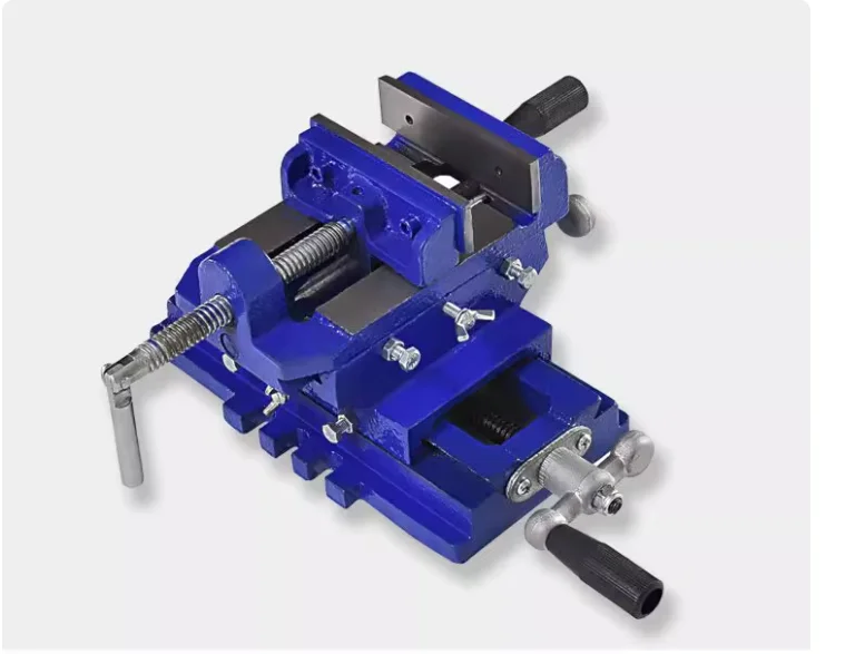 

Heavy-Duty Precision Cross Vise with Bidirectional Movable Clamp