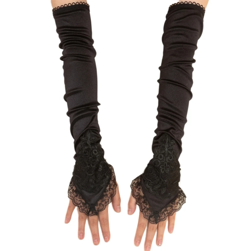 Halloween Costume Gloves Comfortable Soft Mittens Women Fashion Beautiful Gloves for Various Ages Party Accessory