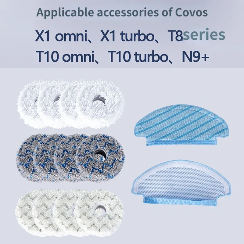 For Covos sweeping robot accessories, mop and dustbag, Dibao X1/T8/T10/N9