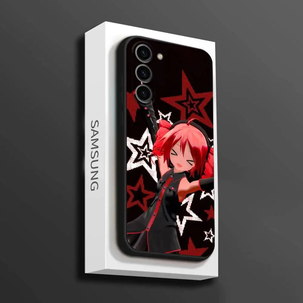 Ottieni me K-Kasane T-Teto per Samsung Galaxy A 73,72,51,53,52,71,22,5G,Nota,J7,8,9 Custodia morbida per telefono con cover nera