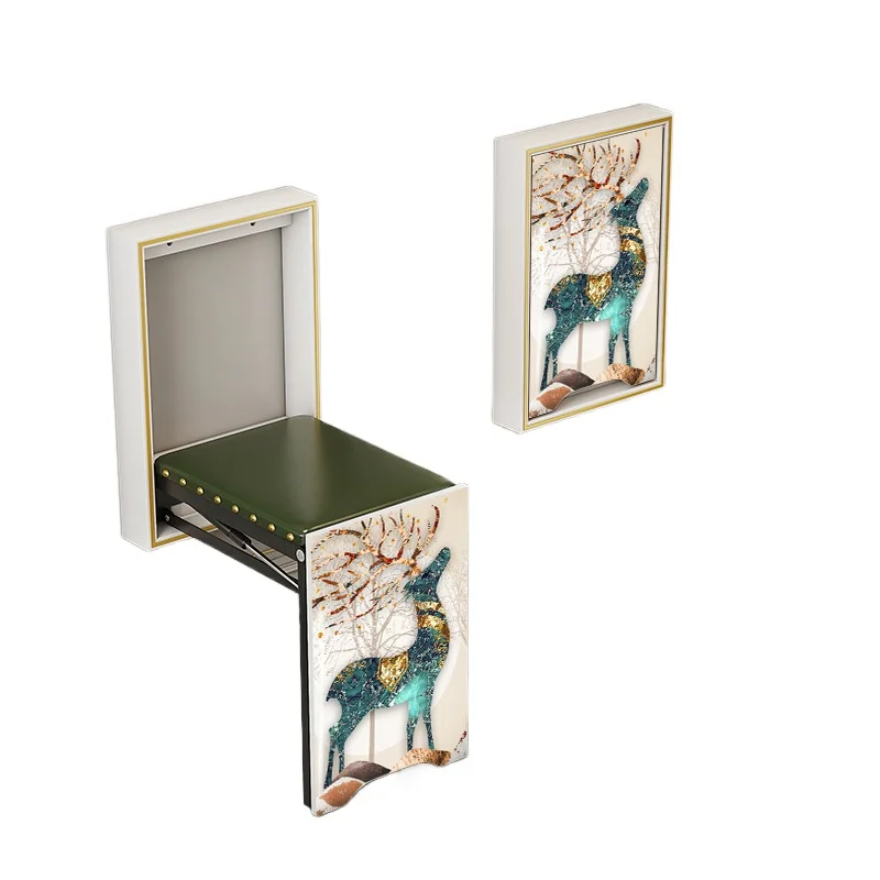

Shoe changing stool household door