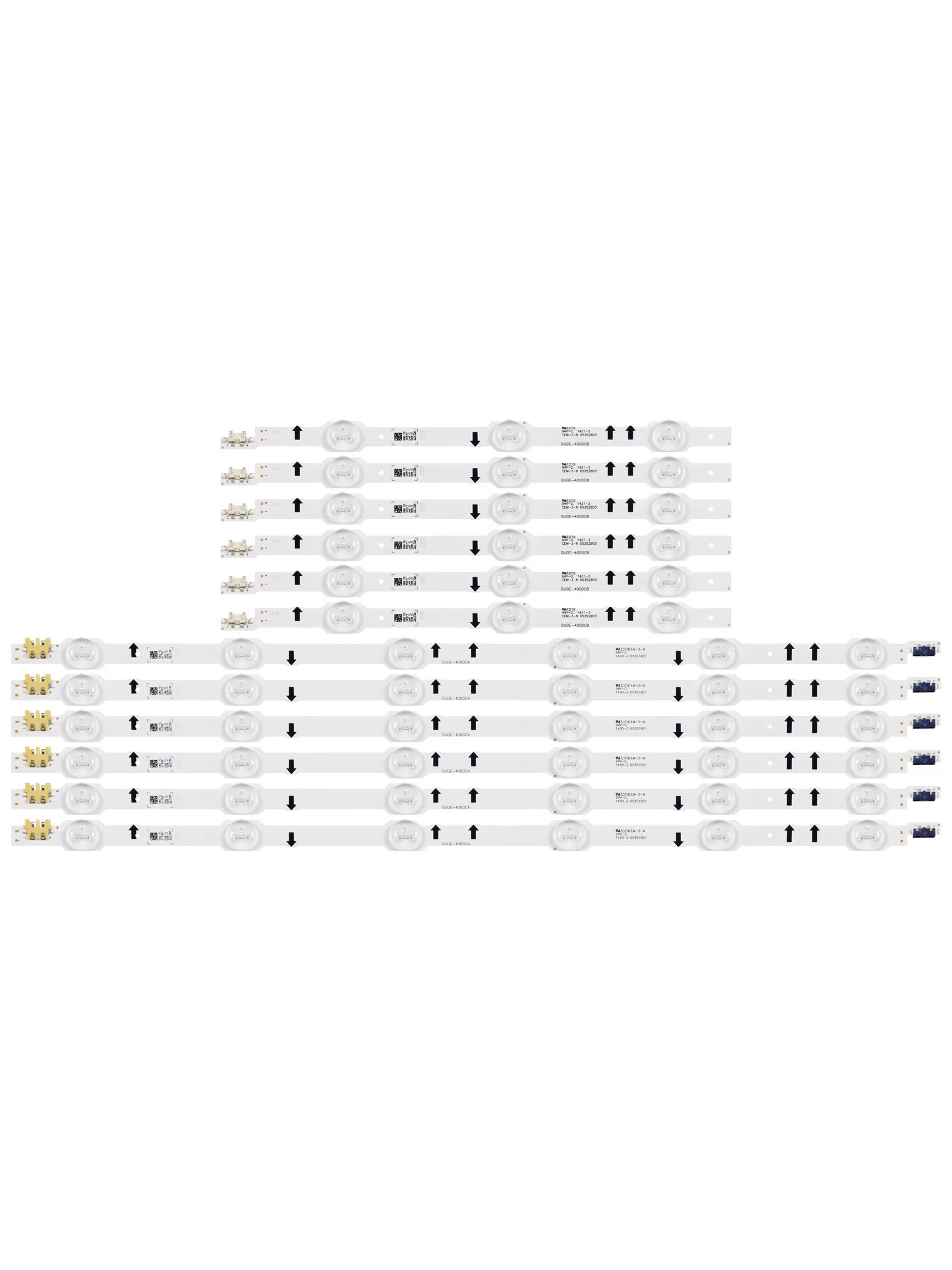 Applicable to Samsung UA40HU5920J 40HU5900J UE40H6500 UE40H5500AY backlight strip