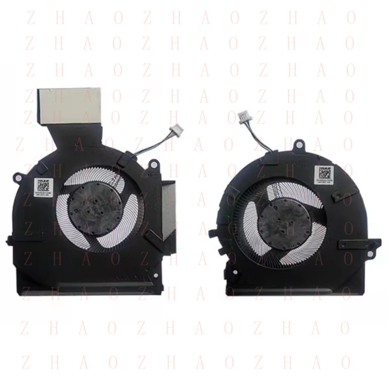 

L+ For HP 7/8 OMEN 16-B 16-C TPN-Q265 TPN-Q267 Laptop CPU GPU Cooling Fan DC 5V/12V