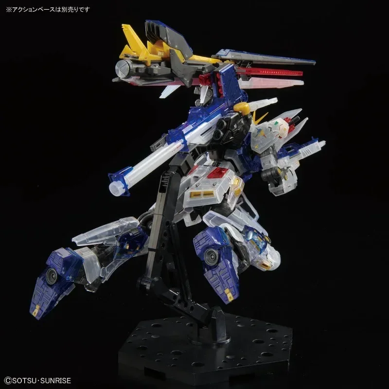 Bandai en Stock Original RG 1/144 GUNDAM SIDE-F Limitée RX-93ff V GUNDAM [Couleur Claire] Anime Figurines Jouets PVC Collection