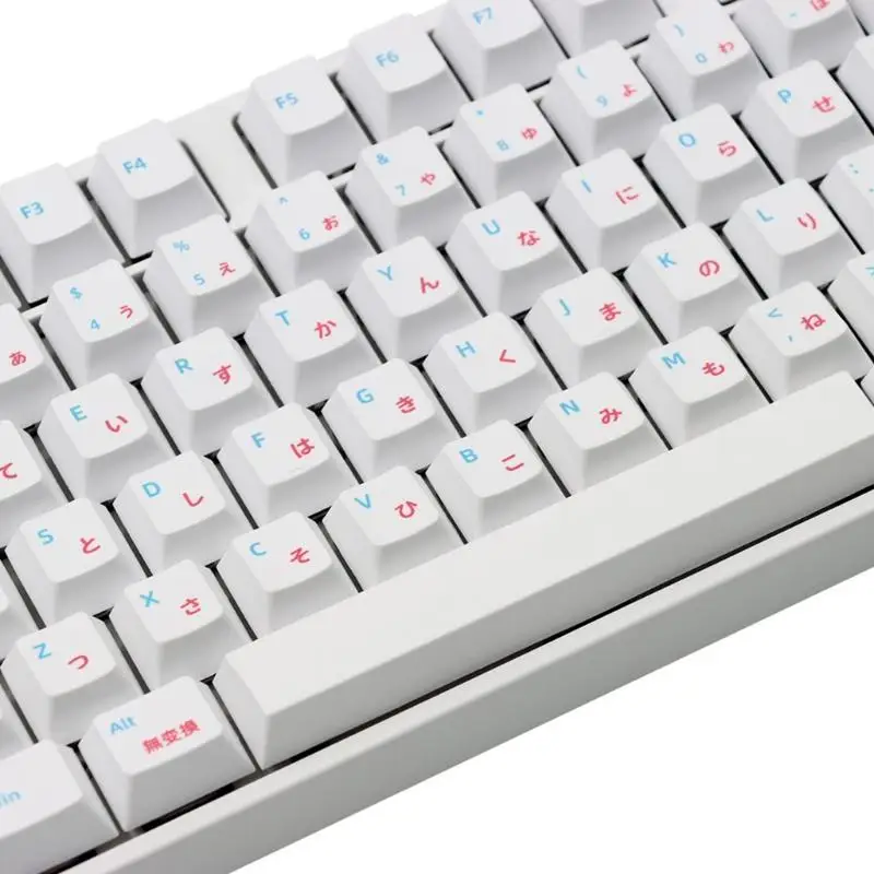 652F Cherry Profile Keycaps PBT 5 Face Dye-Sub 132 Keys Sushi Full Set 1.75U 2U Shift 7U Spacebar For FH60 GK61-108Keys
