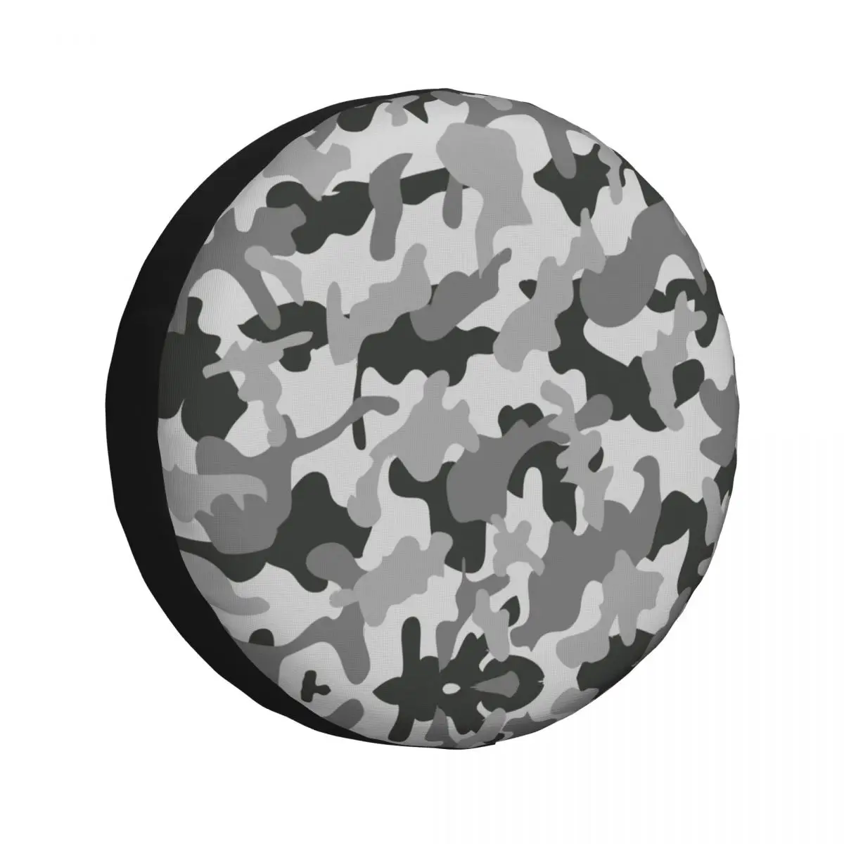 Camouflage Military Grey Pattern Spare Tire Cover for Jeep Honda SUV RV Car Wheel Protectors Accessories 14