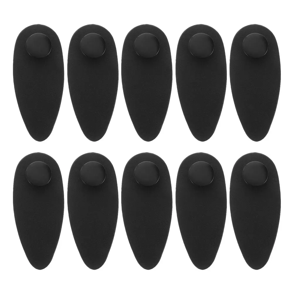 

10pcs Floor Mat Retainer Holders Fixing Anti-Slip Fasteners Universal Durable Automotive Carpet Clamps Black
