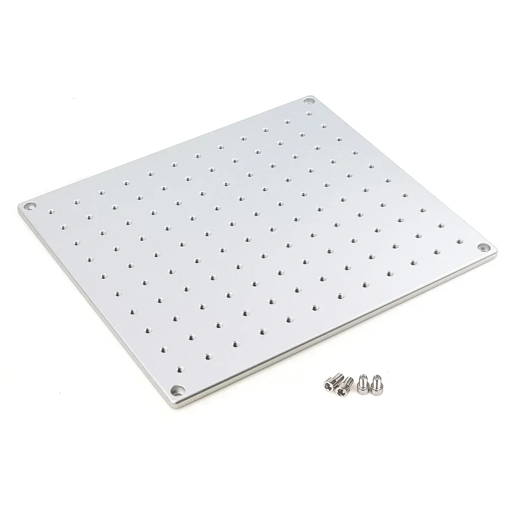 10%OFF 280x320x8mm Optical Experiment Aluminum Plate Aluminum High Magnetic Conductivity Workbench Breadboard Table Platform