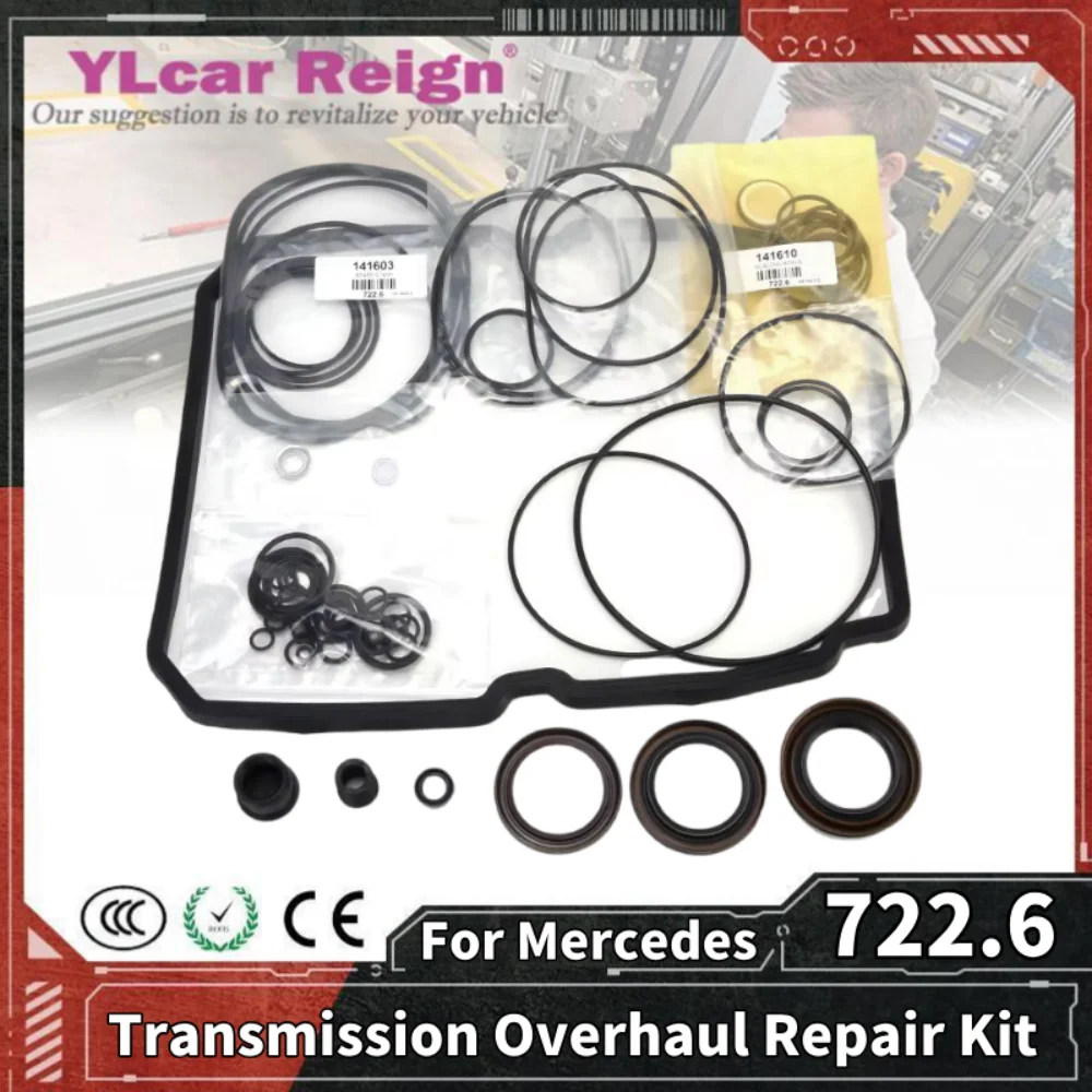 

722.6 Automatic Transmission Gearbox Overhaul Kit Rebuild Repair Seals Gasket Fit O-rings for Mercedes Benz CLC Car Accessories