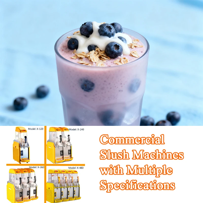 

Commercial Slushy Machine Slushy Maker With Automatic Speed Control Vending Machine Drink Dispenser For Reastaurant Bar