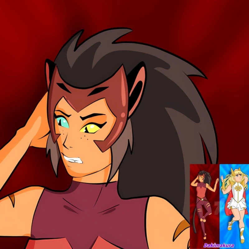 Dakimakura Anime Pillow cover Catra Adora Double-sided Print Of Life-size Body Pillowcase Gifts