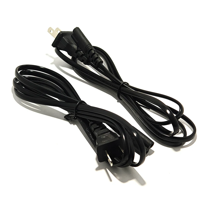 

1.5M pure copper American standard two plug eight shaped tail power cord plug audio desk lamp power adapter connection