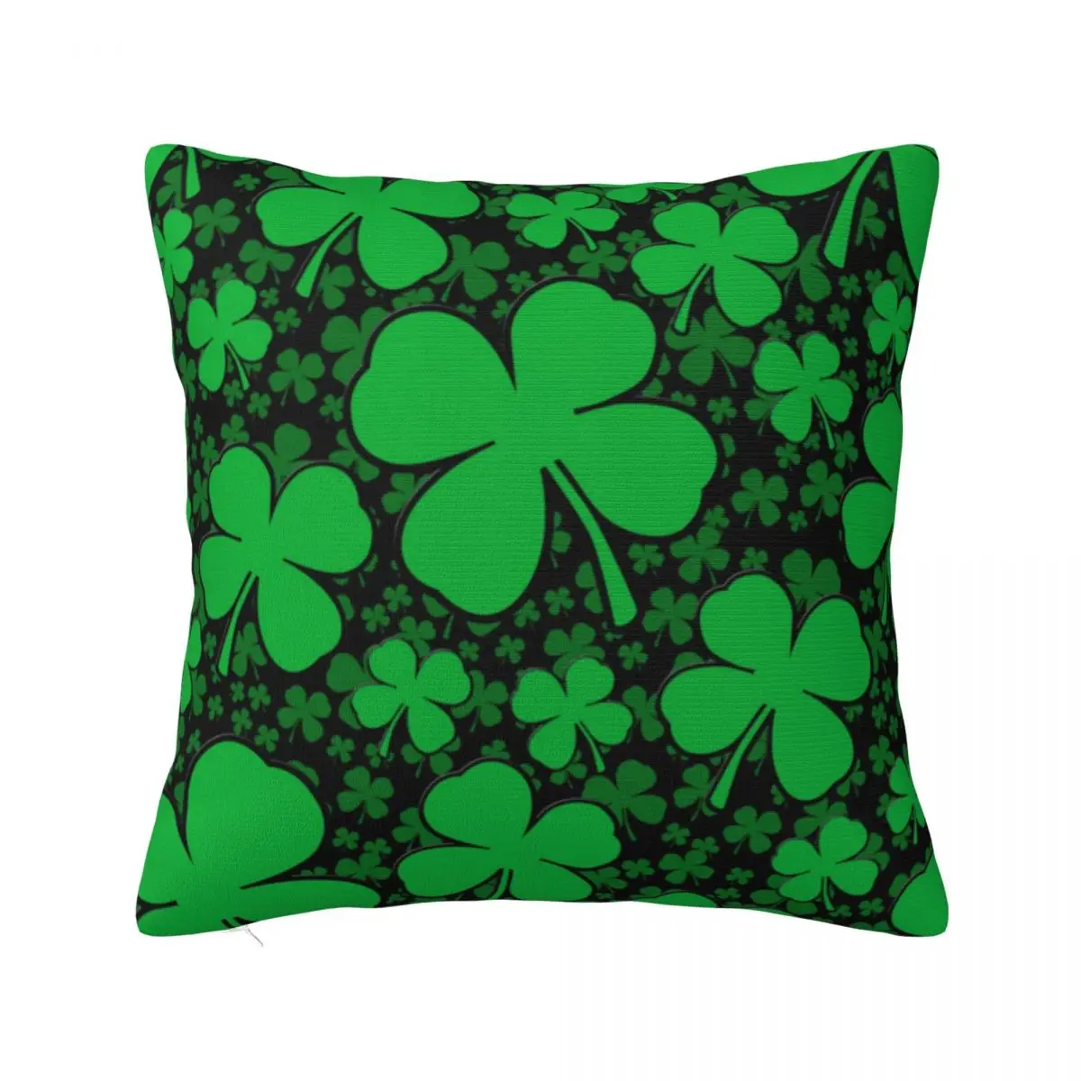 Pillow Cover St. Patrick's Day Cushion Cover A Shamrock Field Irish Vintage Pillow Case For Sofa Home Decoration Pillowcases