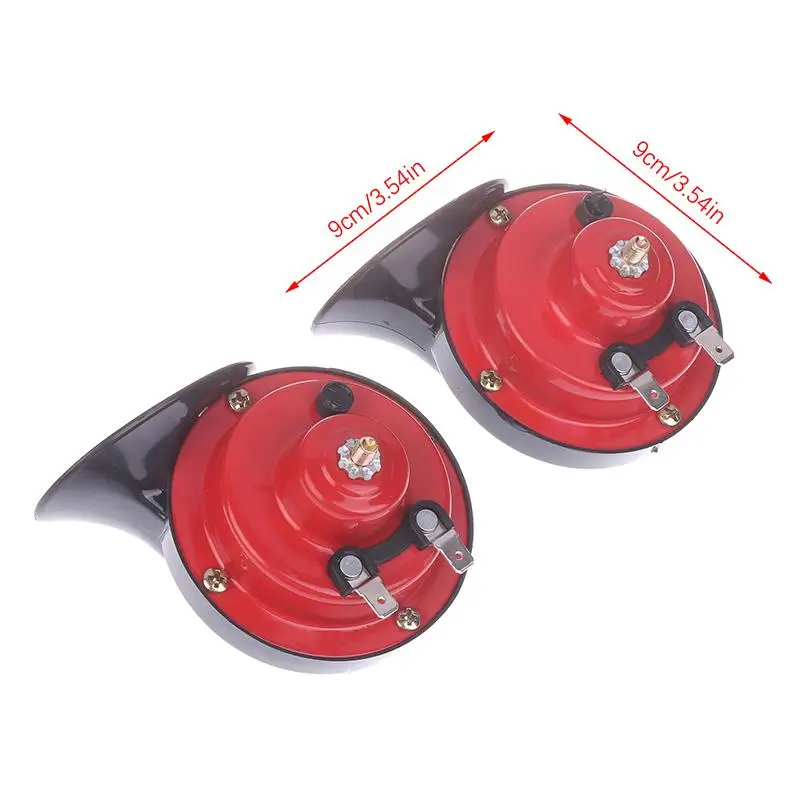 New 2Pcs 300DB Super Loud Train Horn For 12V Power Supplies Car-boat Motorcycles Automotive Loudspeaker Car Speaker Sound Signal view 6