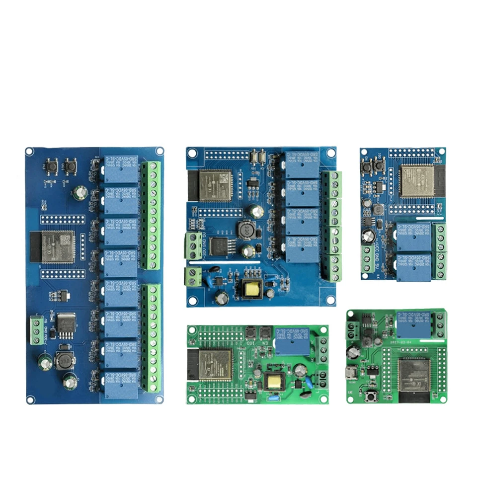 1/2/4/8 Channel for ESP32 WiFi Bluetooth-compatible Relay Module AC90-250V DC5-30V Smart Home Automation