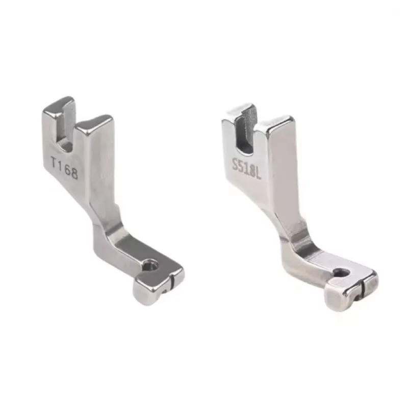 

S518L T168 Sewing Machine Accessories Parts Invisible Zipper Presser Foot For Industrial Machine Unilateral Concealed Flat Car