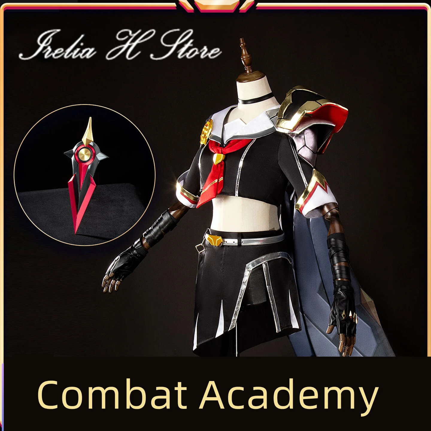

Irelia H Store LOL Combat Academy Xayah Косплей Костюм женское платье на Хэллоуин женское