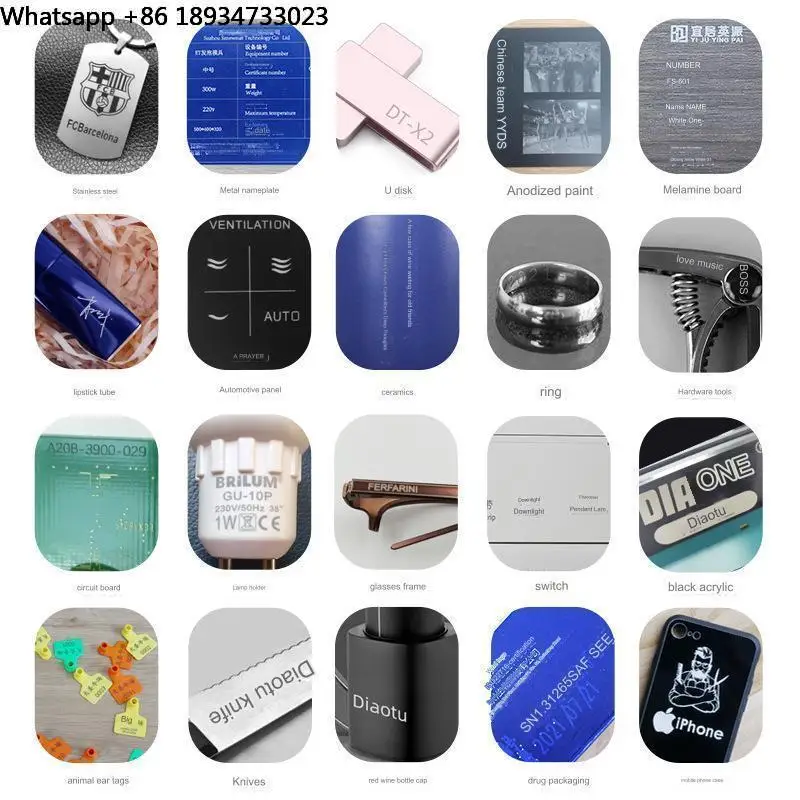 Portable B3-20W 3D Dynamic Fiber Laser Marking Machine Energy Saving Core Components Motor Engine Gear Pump Gearbox Metal