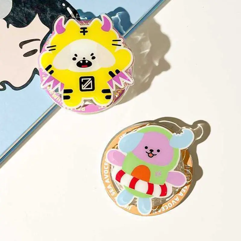 GMMTV Ohmnanon BounPrem Joogdunk Cosplay Magnetische Houder Cartoon Telefoon Grip Tok Stand Beugel Acryl Ondersteuning Frame Accessoires