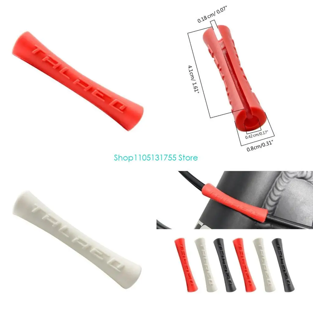 

K0EF 10Pcs Bike Cable Protections Mountain Bike Brake Shifter Brake Cable Protector