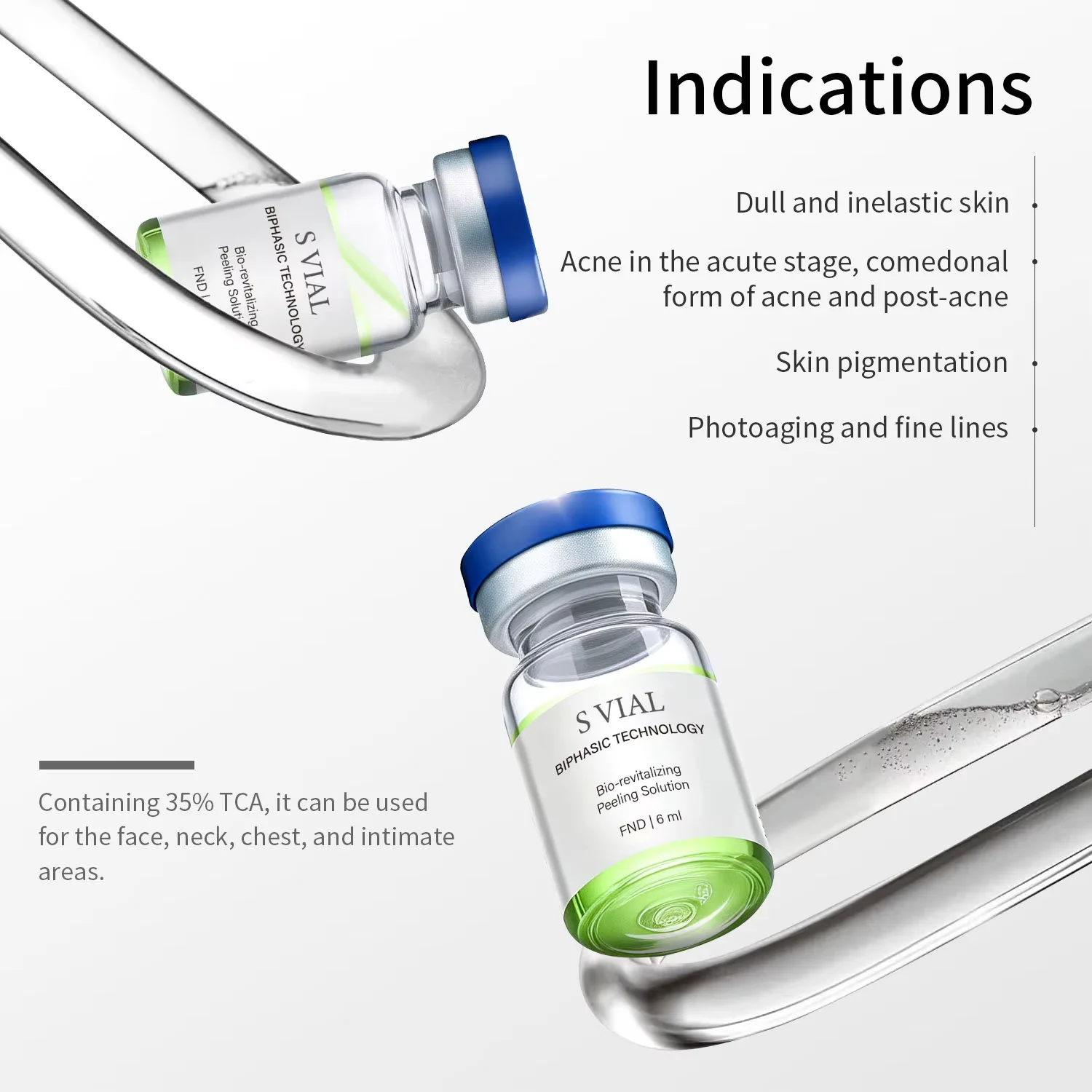 Facial Bio Peeling Solution Skin Booster Serum Hydrating Rejuvenation Acne Repair Moisturizing Skin Care Kit