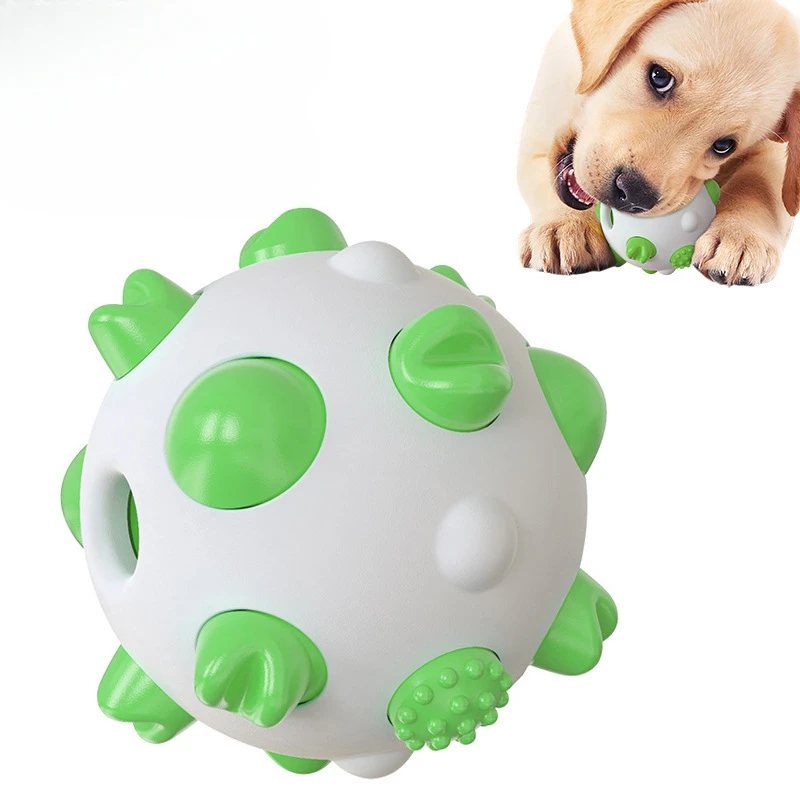 Pet Supplies Manufacturer Wholesale Company New Hot-Selling Ball-Shaped Toothbrush Chew Toy for Dogs - Image 3
