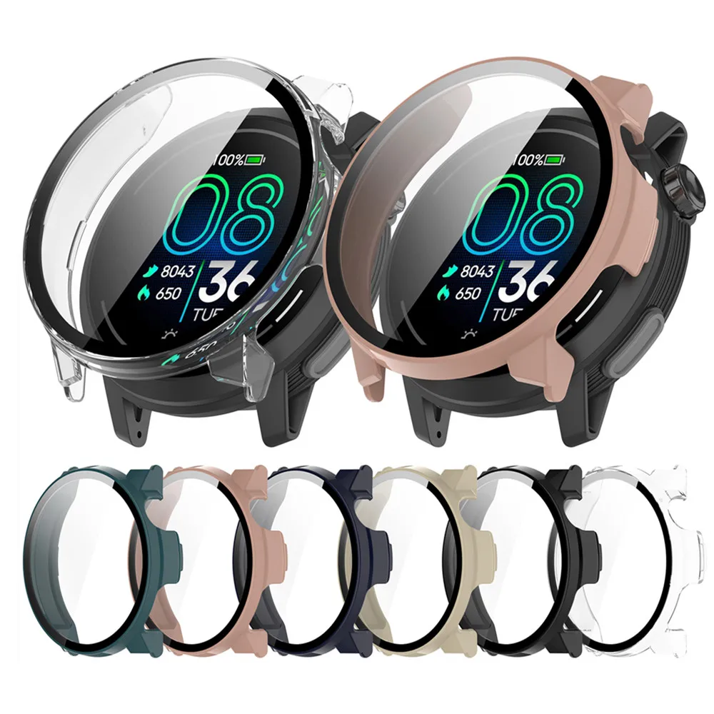 Capa e protetor de tela de vidro temperado para COROS PACE Pro Frame Acessórios de proteção finos para PC de alta qualidade