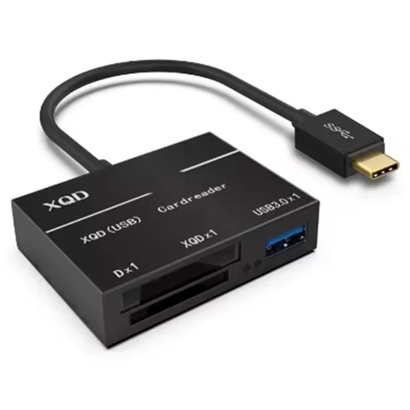 

Высокоскоростное устройство чтения карт памяти Type-C к XQD/SD Адаптер USB 3.0 для камер Компьютерный комплект