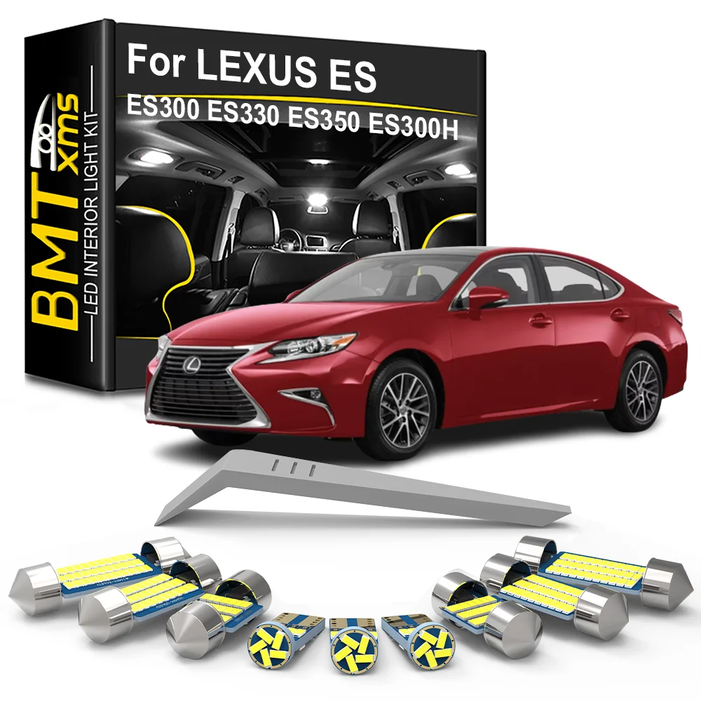 

BMTxms LED Interior Light Bulb Kit For Lexus ES ES300 ES330 ES350 ES300h 1997-2014 2015 2016 2017 2018 Car Reading Trunk Lamp