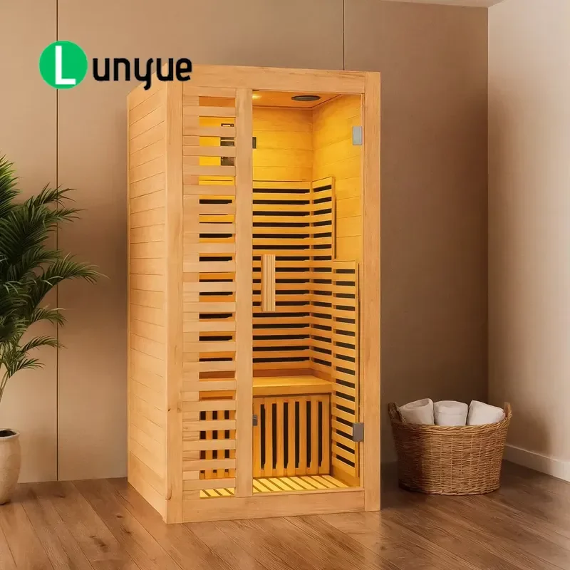 Modern Double Sided Sauna Steam Room Waterproof Constant Temperature Home Health Apartment Use For Personal Wellness