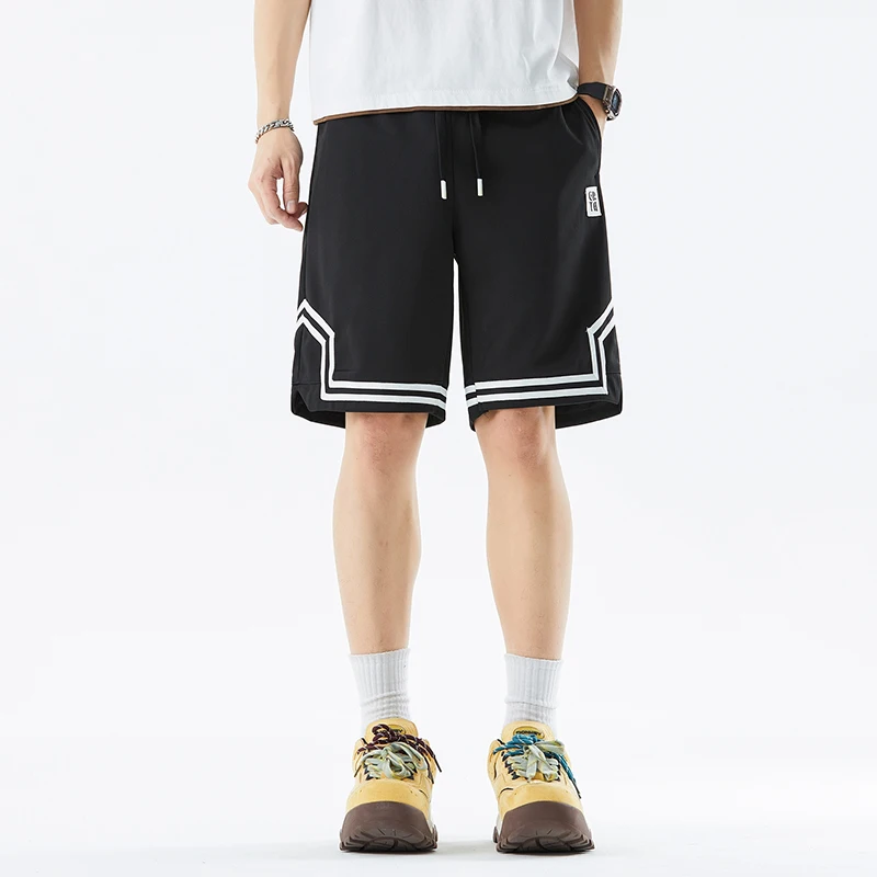 

Новинки лета 2026: Мужские повседневные пляжные брюки, трикотажные брюки-пенталеты в стиле Окинава, летние мужские шорты