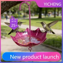 Zz iron bird feeder  bird watering feeder  garden decoration  hanging style   bee & butterfly design
