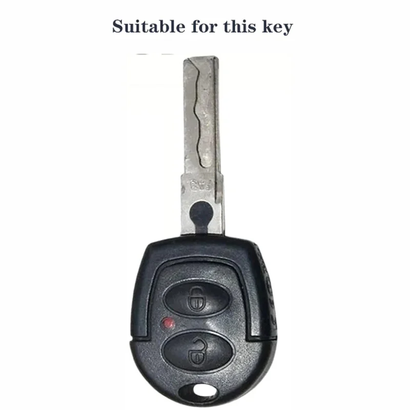 2 أزرار حافظة مفاتيح سيليكون للسيارة حماية لشركة فولكس فاجن بولو جولف باسات بورا جيتا شاران سكودا اوكتافيا سيات ليون إيبيزا كوربودا #2