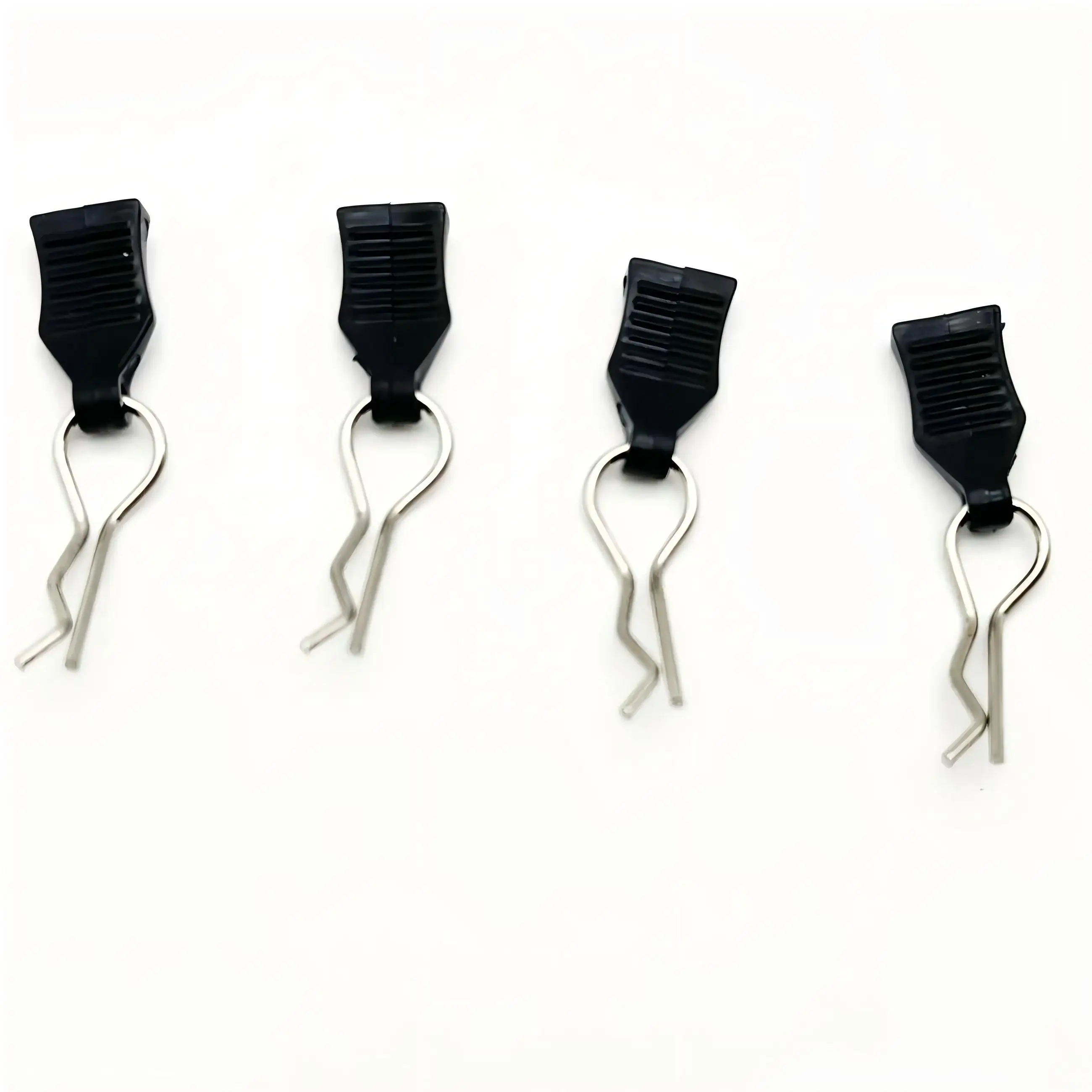 범용 RC 바디 클립 모음 키트, 1/10 1/8 1/12 1/16 스케일 자동차 트럭 버기 보트 교체 부품용 금속 R 핀 4-20개