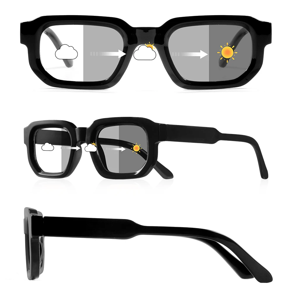 CRIXALIS Photochromic Sunglasses For Women And Men Retro Outdoor Trendy And Fashion Sun Glasses Anti-reflective Shade UV400