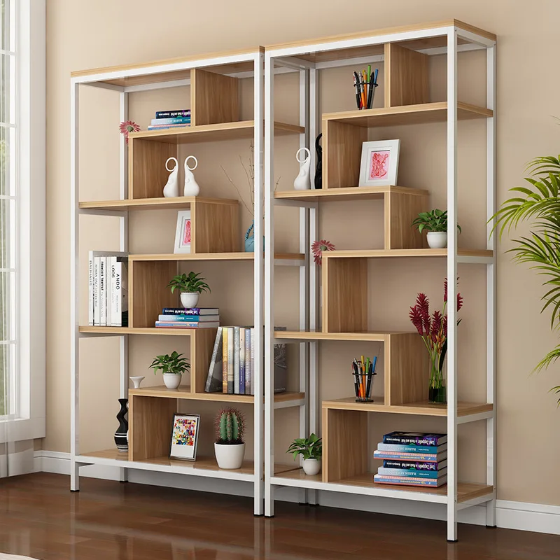 Modern simple bookshelves, storage racks, living room partitions, screens, display cabinets, Bogu shelves, shelves, entrance