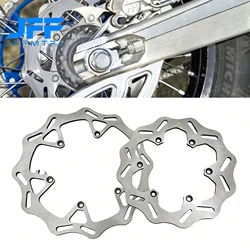 Motorcycle 260MM 220MM Front Rear Brake Disc Rotor Set For KTM EXC EXCF SX SXF XC XCF For Husqvarna TE FE TX FX TC FC 125-530cc