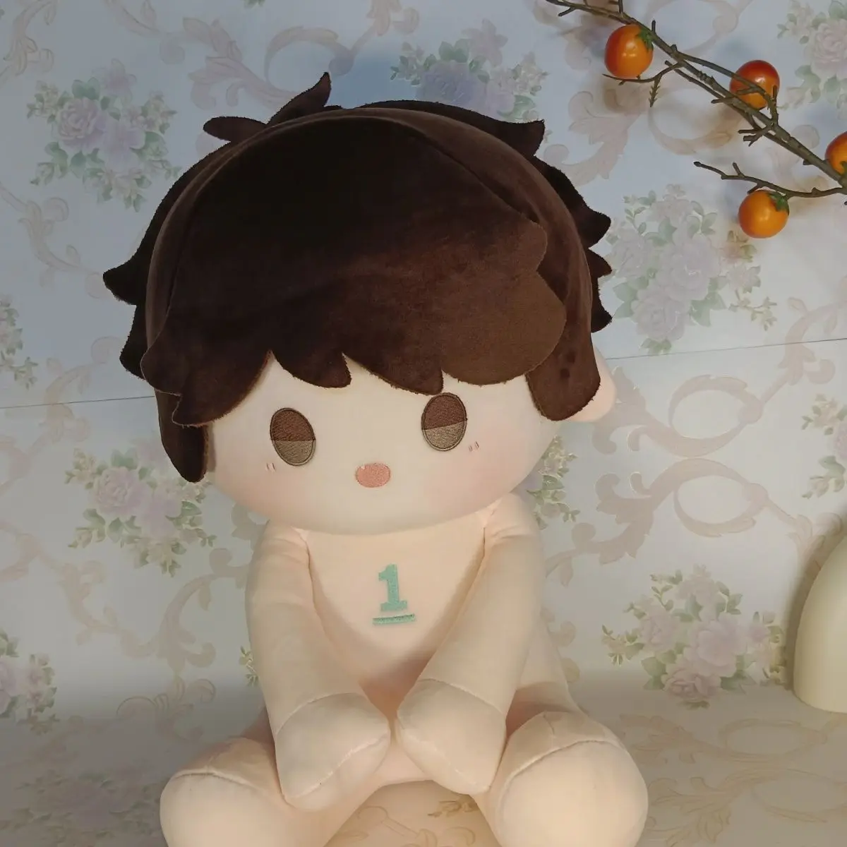 Anime Haikyuu!! Oikawa Tooru Cosplay 40cm Plush Sitting Cotton Dolls Cartoon Maumet Puppet Naked Baby Toys Adorn Xmas Gift