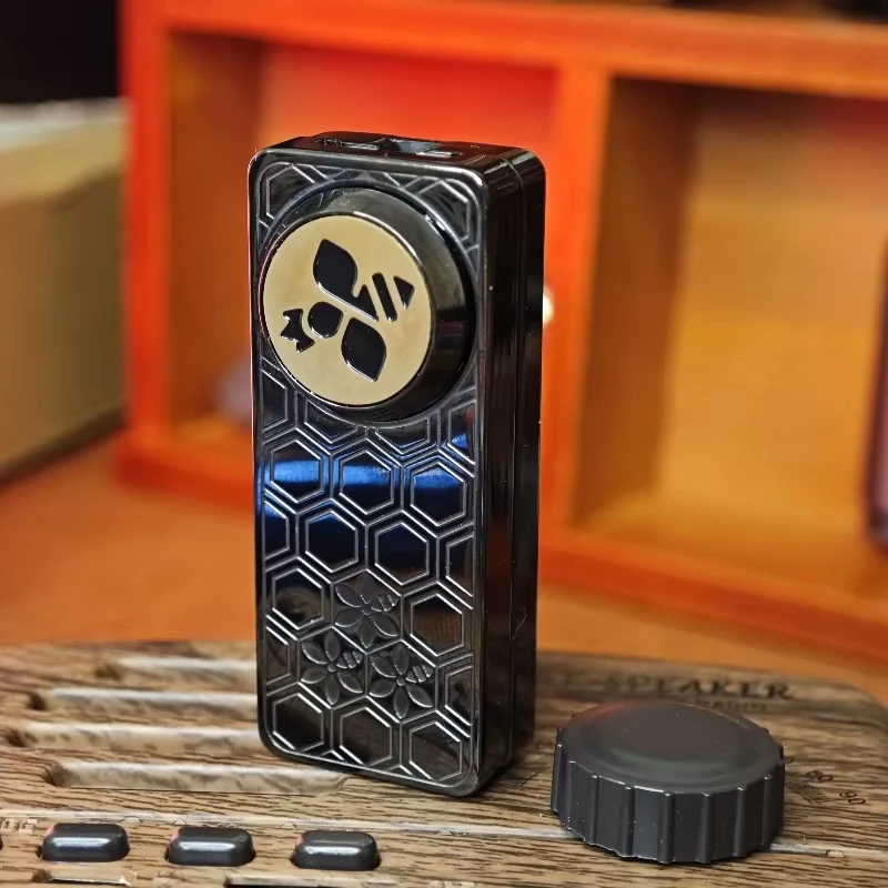 Bee Emperor EDC Mechanische duwkaarten Fidget Spinner Roestvrij staal Magnetische decompressie Vingertop Gyro Push Slider Speelgoed