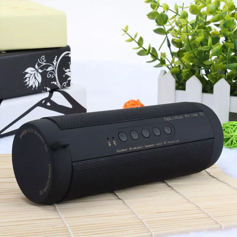 

Professional IPX7 Waterproof Outdoor HIFI Column Speaker Wireless Bluetooth Speaker Subwoofer Sound Box With Flashlight Support