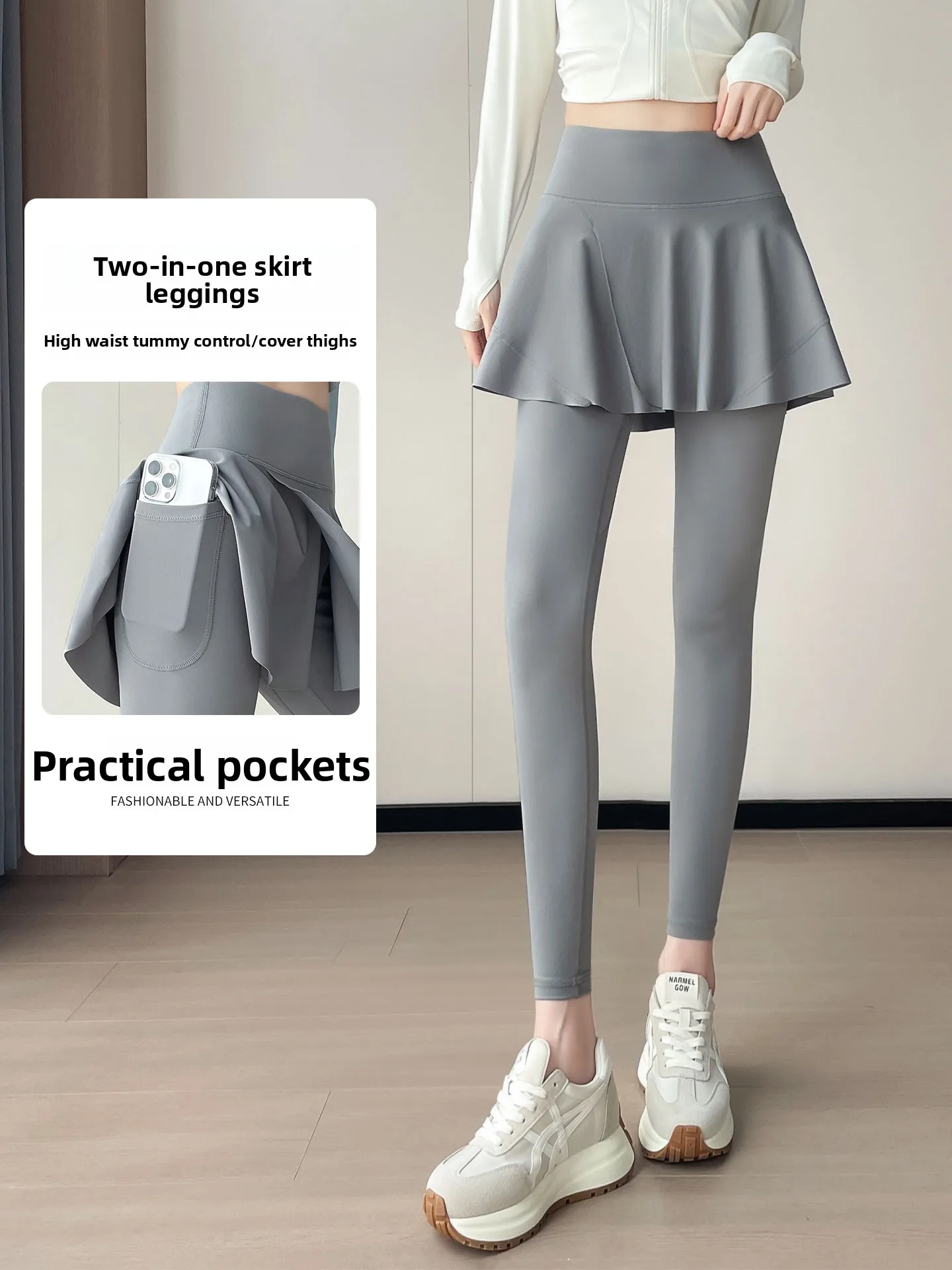 Ensemble de vêtements de sport pour femmes, course à pied, Fitn, Long, Sve irt, jupe de Tennis, Badminton orm, automne 2025, nouveau Sle TUCANO