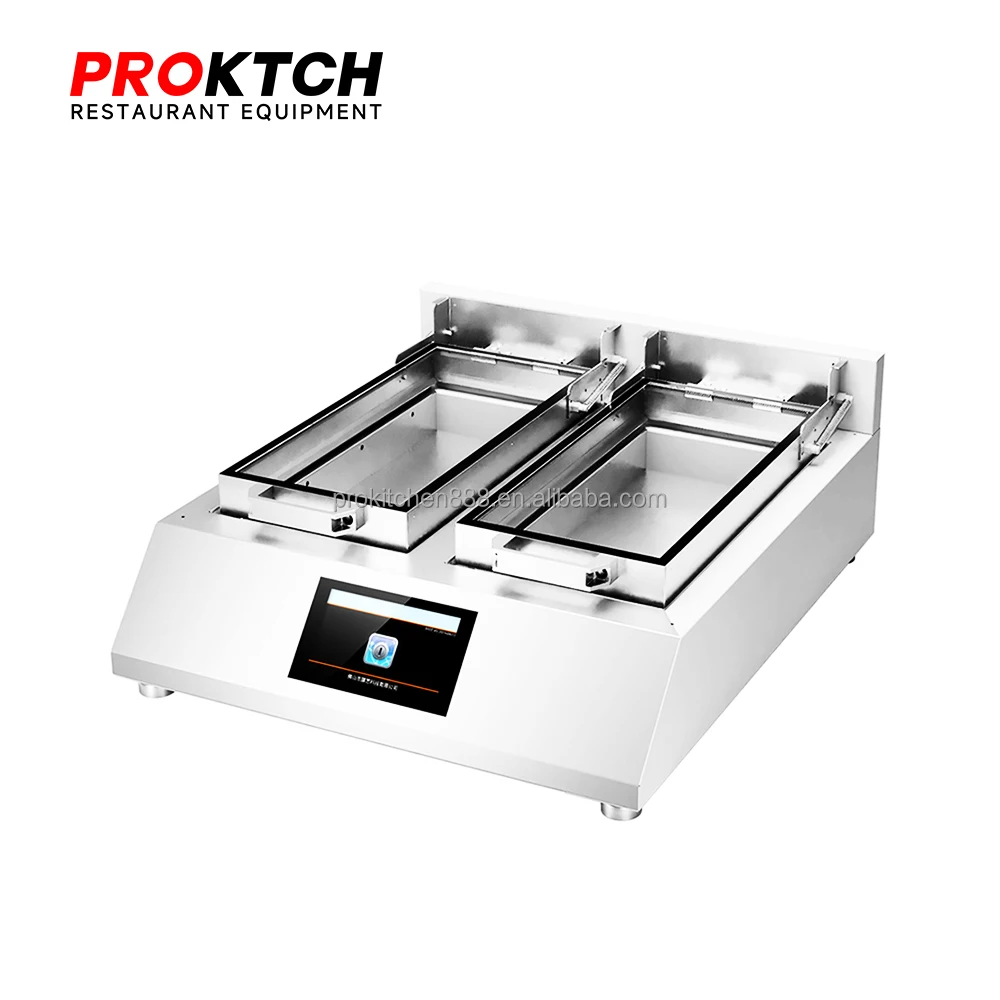 Gyoza Fried Machine Automatic Dumpling Griller Gyoza Frying Machine/ Pot Sticker Grilling Machine For Usa/Canada