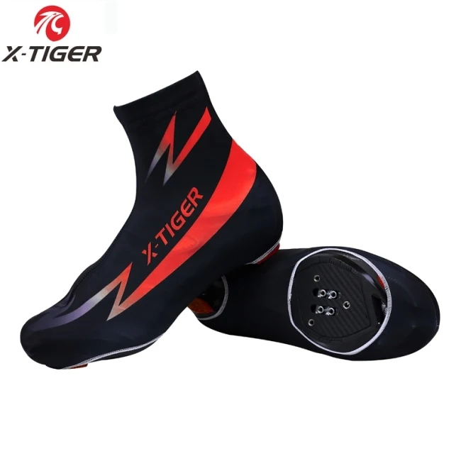 حذاء دراجة X-tiger للرجال ، غطاء حذاء رياضي ، سريع الجفاف ، lycra ، لدراجة السباق