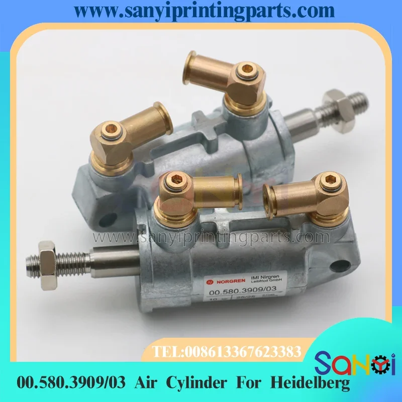 

00.580.3909/03 Воздушный цилиндр 25x25 подходит для печатной машины Heidelberg SM52 SM74 CD74 SM102 CD102
