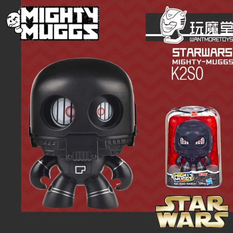 

Genuine Hasbro Cool Head Doll Face-changing Q Version of Star Wars K2SO White Soldier, The Best Desktop Figure Ornament Gift