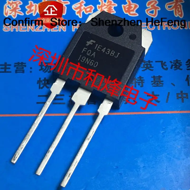 5PCS-10PCS FQA19N60  TO-3P 600V 19A    NEW AND ORIGINAL ON STOCK